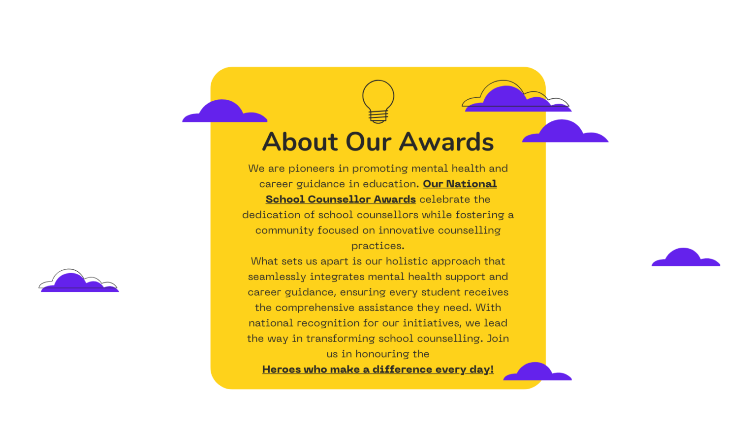 National School Counsellor Awards